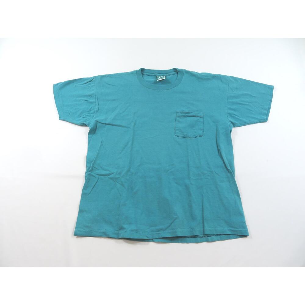 Beach BLVD Selvedge Pocket T-shirt, Green Sz L 1990s